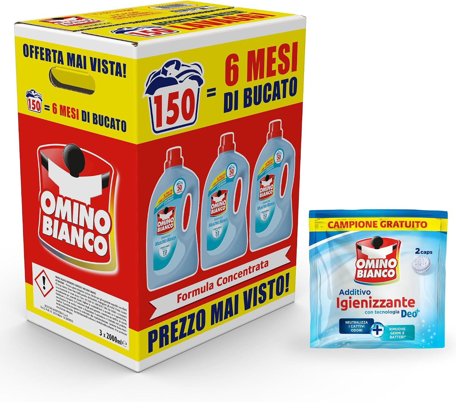 Thumbnail 4 de Omino Bianco Detersivo Igienizzante 2000 ml