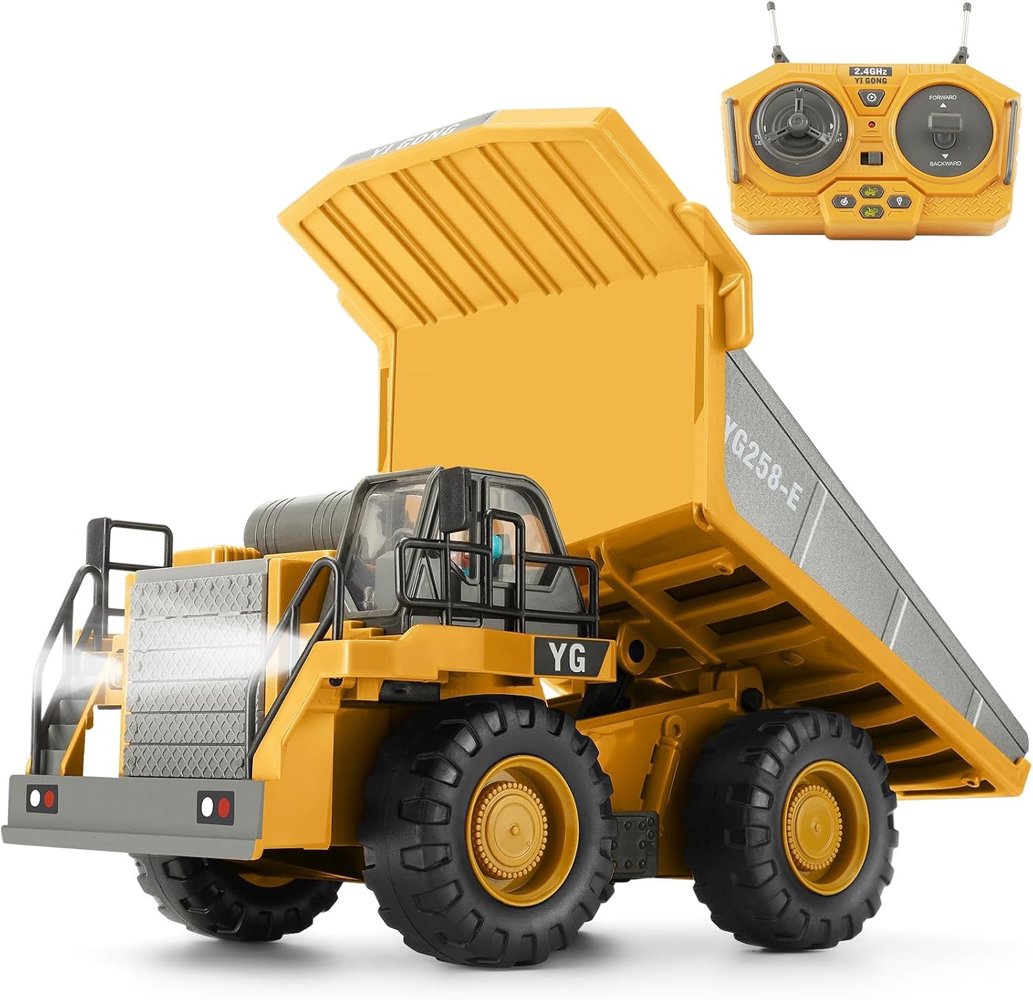 Detalle de KIZJORYA Muldenkipper RC mit 9 Kanälen
