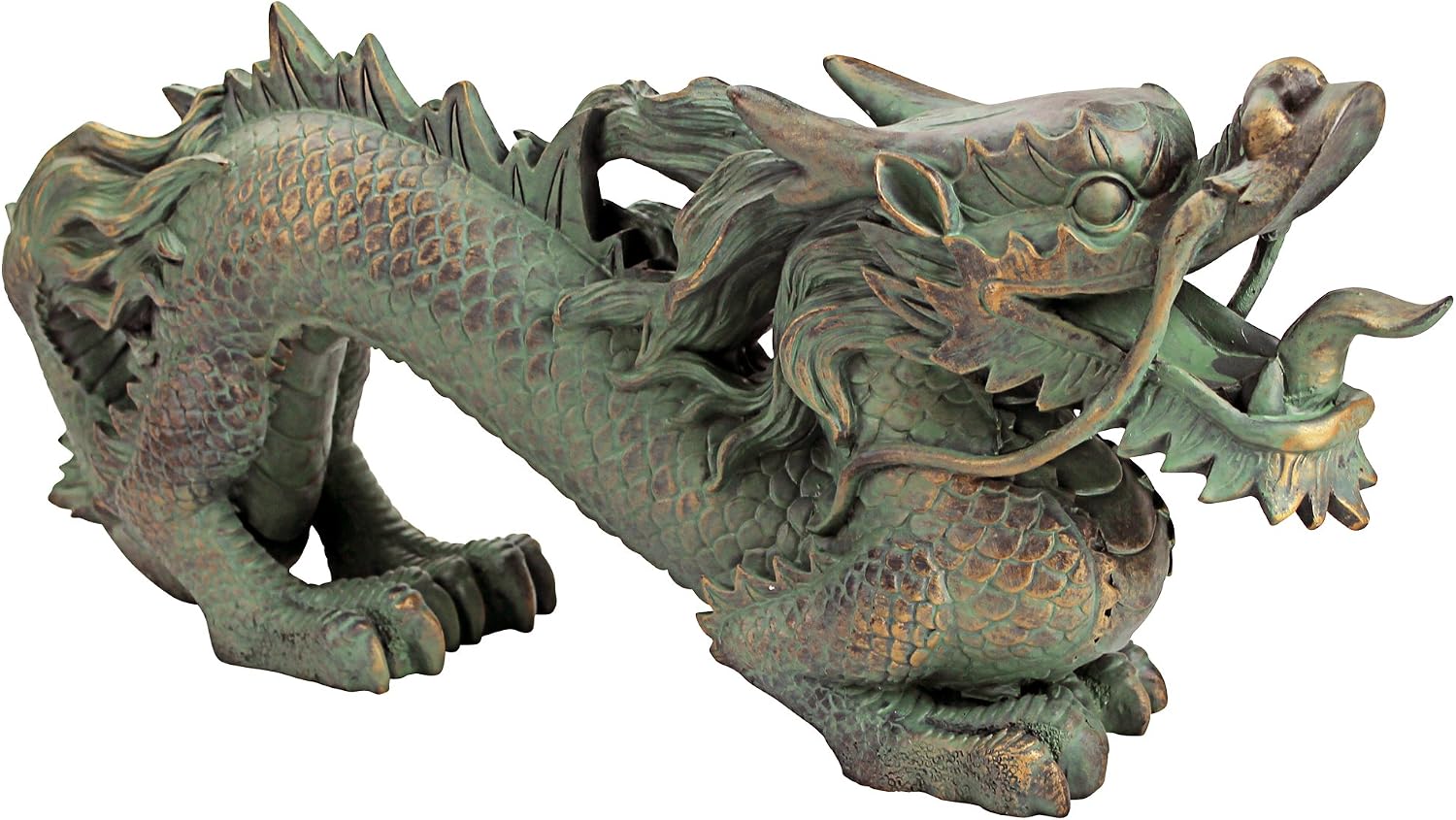 Thumbnail 2 de Design Toscano Azjatycki smok Wielkiego Muru, figura ogrodowa 53,5 cm