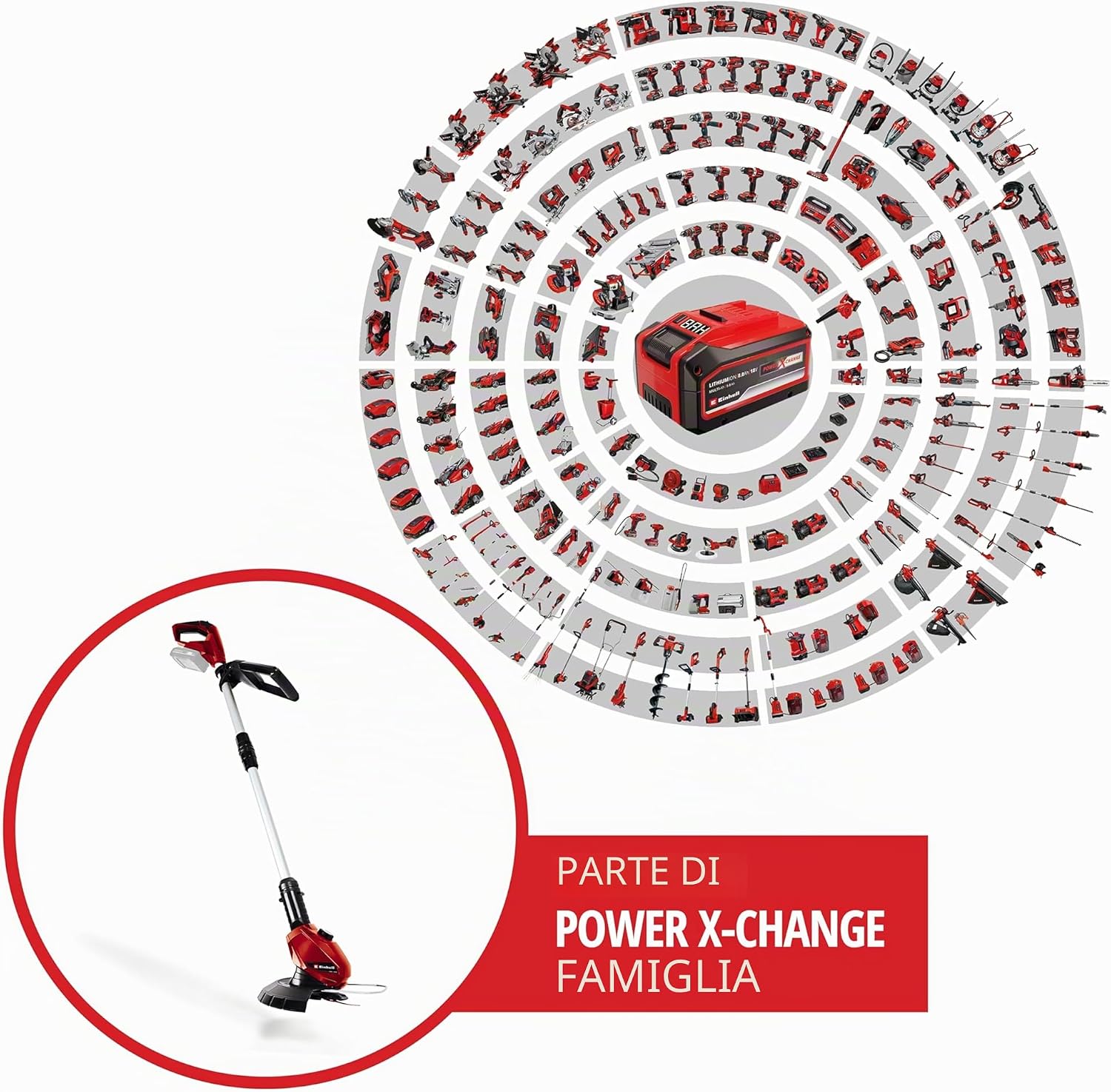 Thumbnail 1 de Einhell GE-CT 18 Li tagliabordi a batteria Power X-Change (solo utensile) 18V