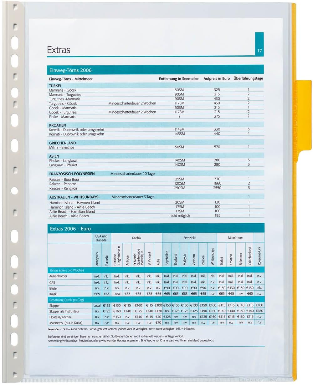 Thumbnail 1 de Durable Sichttafel Function Panel A4 (560704) – gelb, 5er-Set für 5/5-Teilung