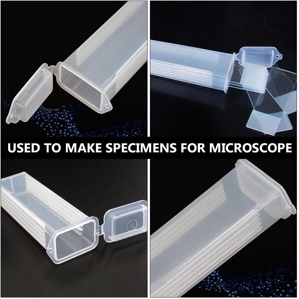 Thumbnail 2 de iPlusSmile 50pcs plastic microscope slide holders (polyethylene) for slide boxes