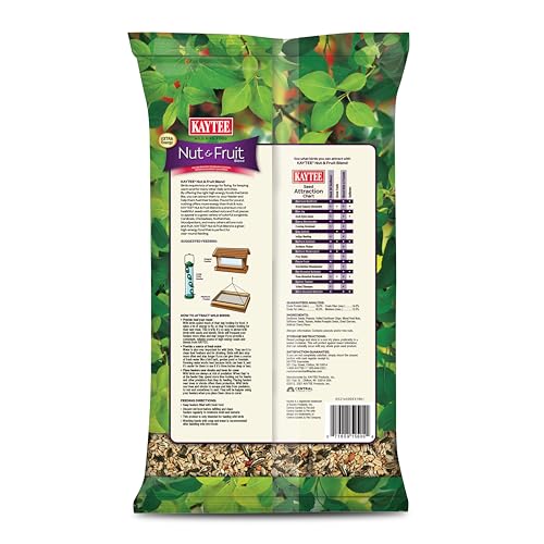 Thumbnail 10 de Kaytee Nut & Fruit Wild Bird Seed, 5 lb: A Versatile Backyard Blend for Colorful Visitors