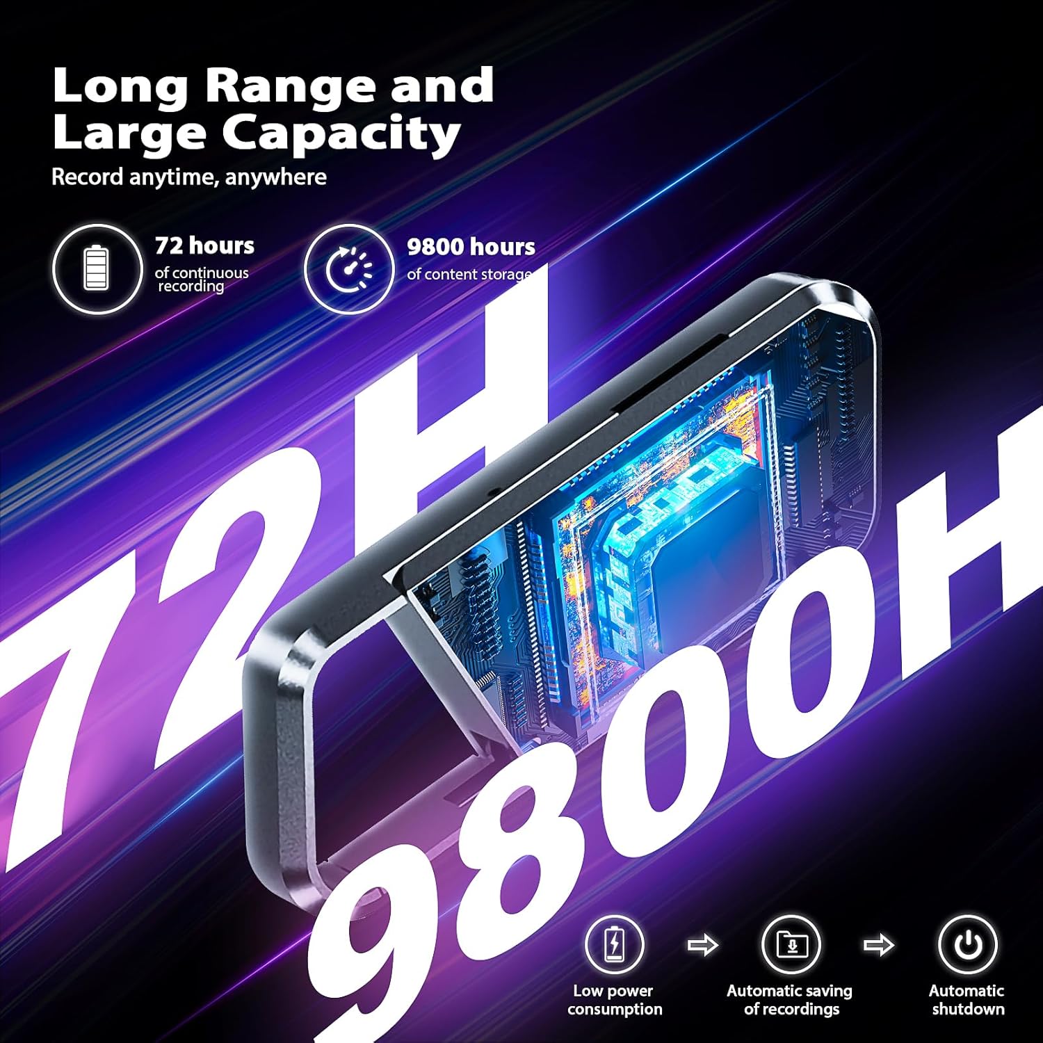 Thumbnail 4 de NekSide Voice Recorder 128 GB for meetings