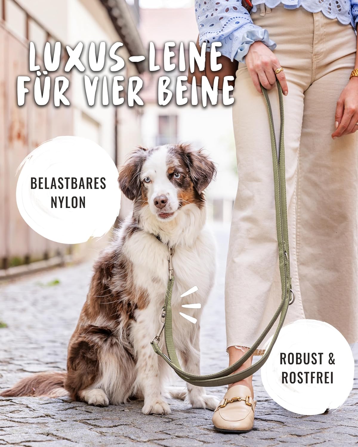 Detalle 2 de Rudelkönig Führleine Bella 2,30 m 🐕