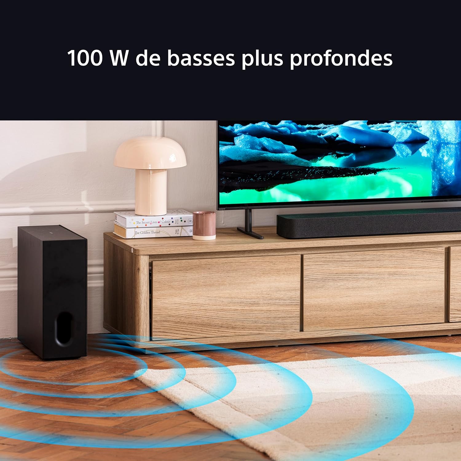 Thumbnail 2 de Caisson de Basses sans Fil Sony BRAVIA Theatre Sub 7 – Basses profondes 100 W, design compact et installation facile