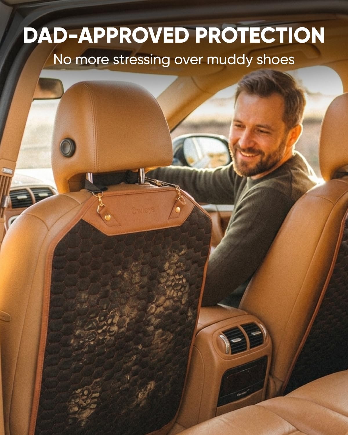 Detalle 2 de Owleys Kick Mat Back Seat Protector