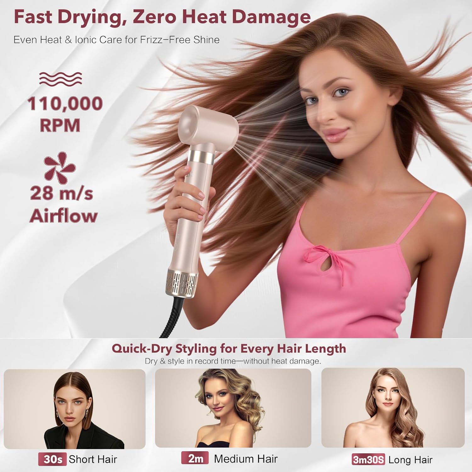 Detalle de Mythsight StyleVibe 6-in-1 Air Styler 28 m/s