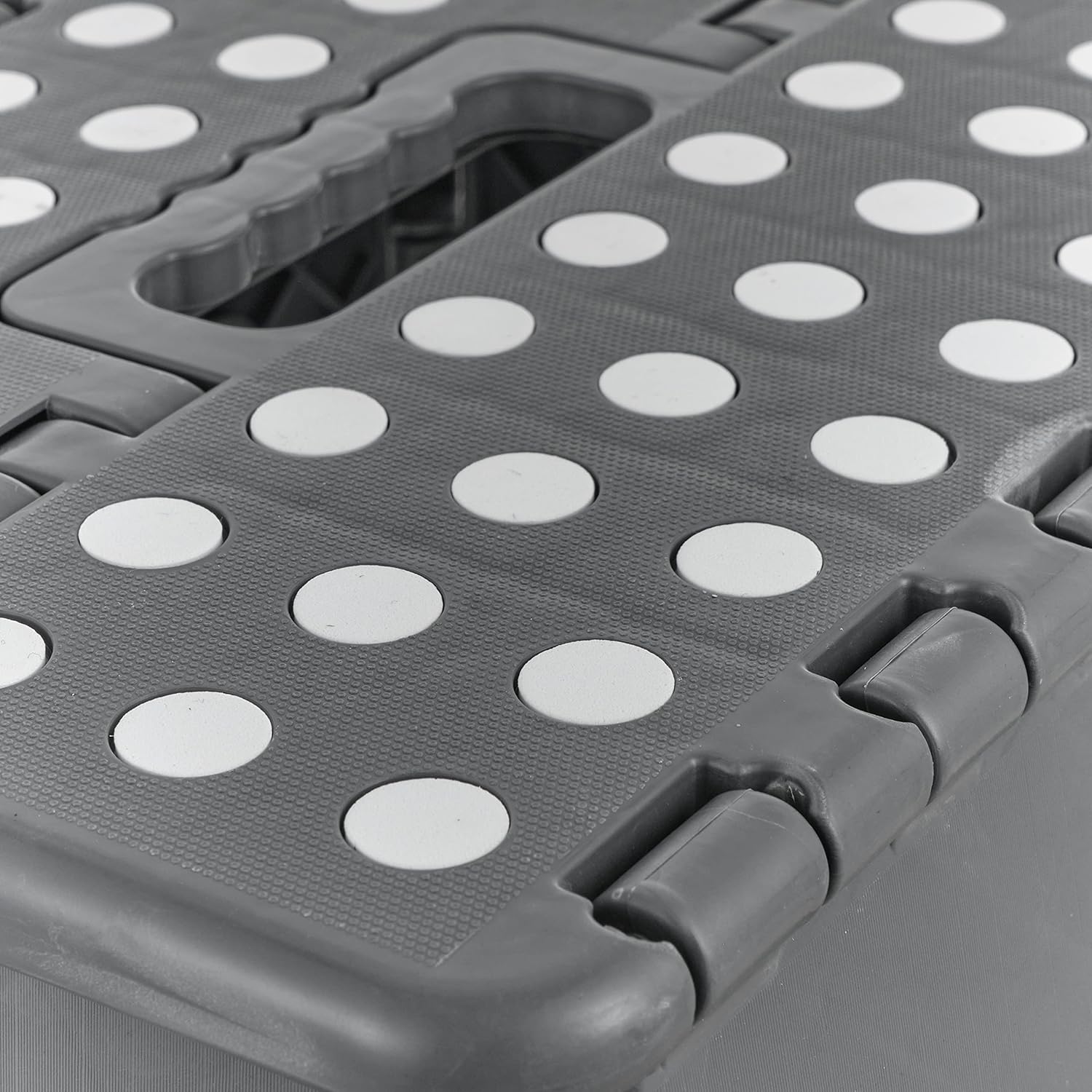 Thumbnail 3 de Baroni Home Sgabello pieghevole Ultra-Resistente portata 130 kg, taglia M (grigio scuro) 29x22x22 cm