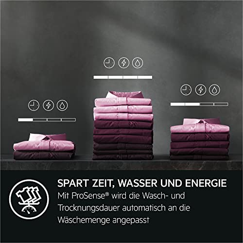 Detalle 2 de AEG Serie 7000 Waschtrockner LWR7AMZ48WD – 8 kg Waschen, 5 kg Trocknen