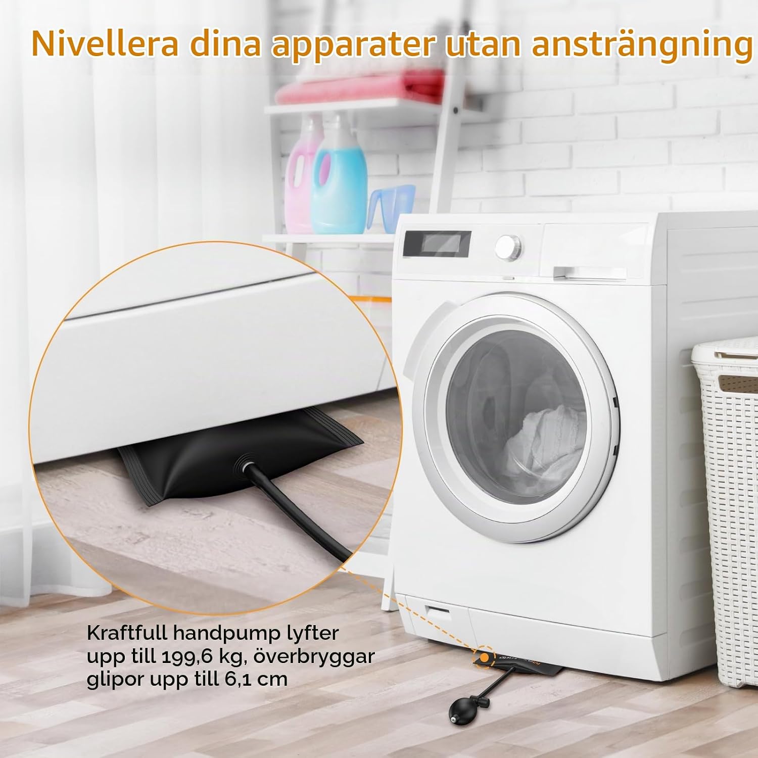 Detalle de Maxetodo MXE002 monteringskuddar, 2-pack för lyft upp till 200 kg
