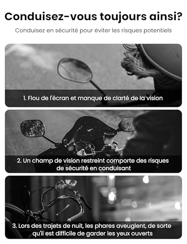 Detalle de COICER Rétroviseur de Vélo — Gauche pour vélo électrique et trottinette