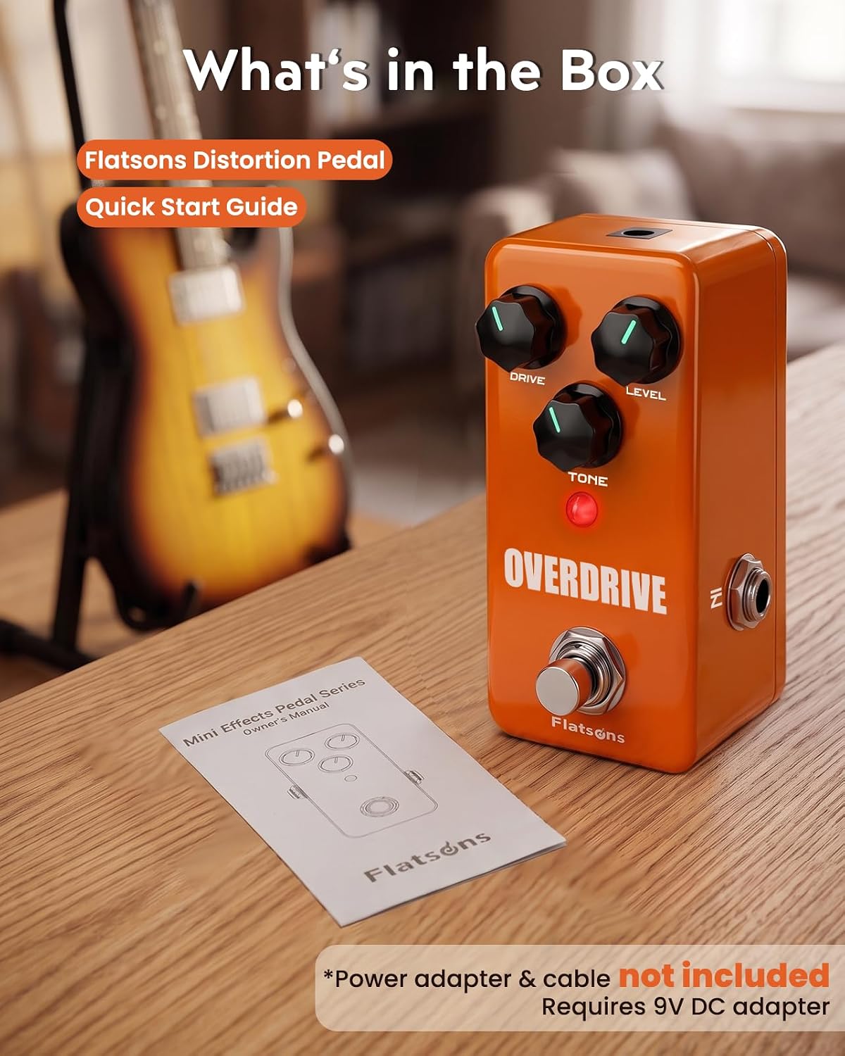 Thumbnail 6 de flatsons FOD-3 Overdrive Pedal, Mini Analog, True Bypass, Level and Tone Controls