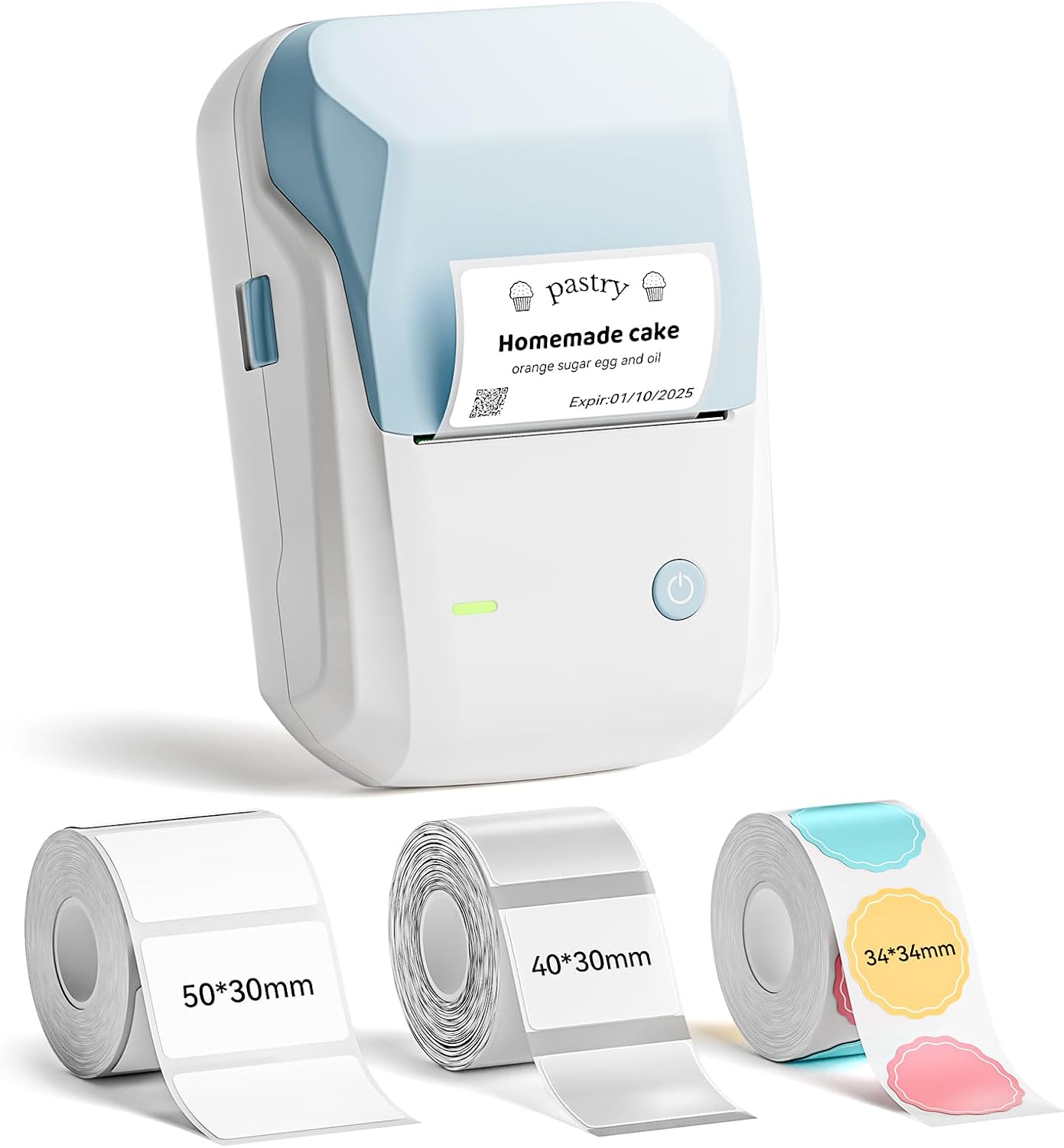 Detalle de NIIMBOT B1 Thermal Label Maker with Bluetooth and 3 Label Rolls