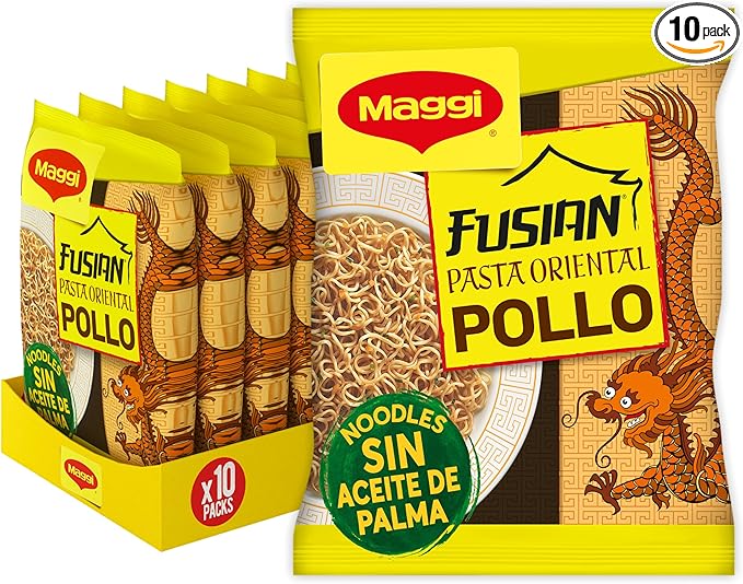 Maggi Pasta Oriental Pollo - Pack de 10 🍜