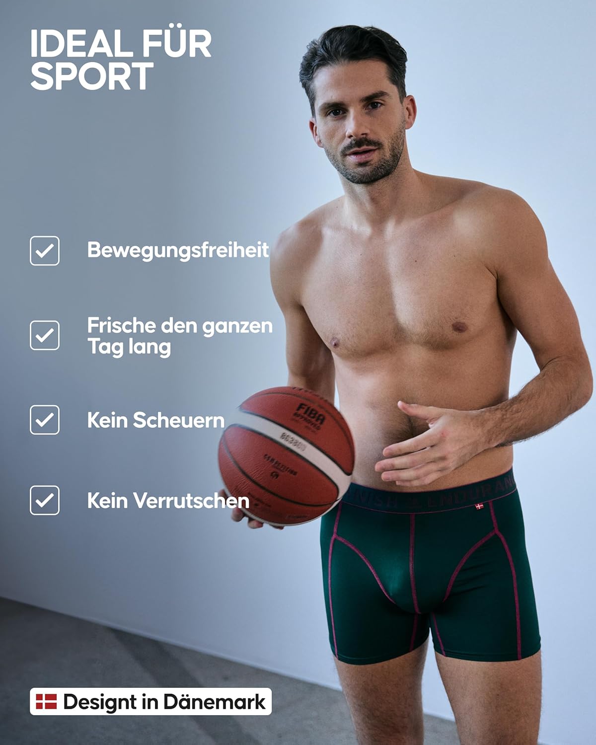 Thumbnail 2 de DANISH ENDURANCE 6er Pack Sport Boxershorts Herren 🩲