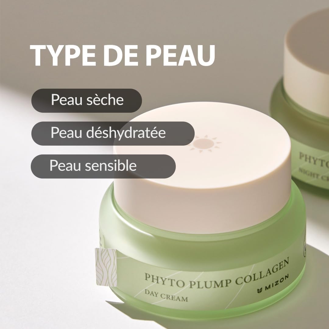 Thumbnail 3 de [MIZON] Phyto Plump Collagen Day Cream – Crème de Jour Hydratante au Collagène végétal (50 ml)