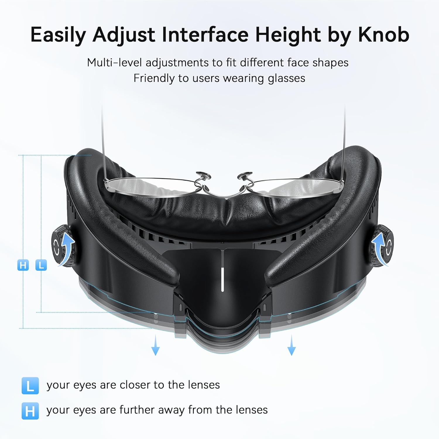 Thumbnail 5 de AMVR FC4A Facial Interface for Quest 3 Halo Head Strap