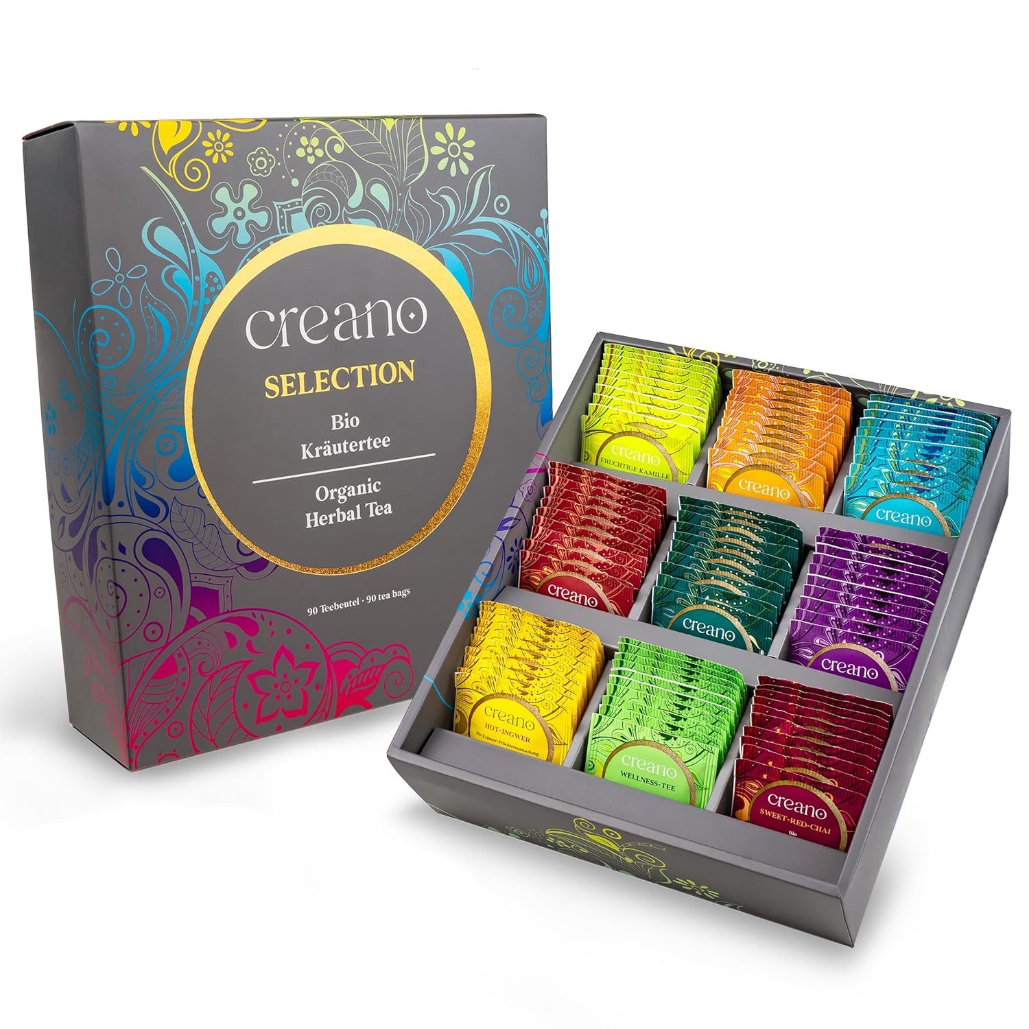 Thumbnail 6 de Creano Bio Kräutertee Geschenkset ORGANIC HERBAL TEA - 90 Beutel