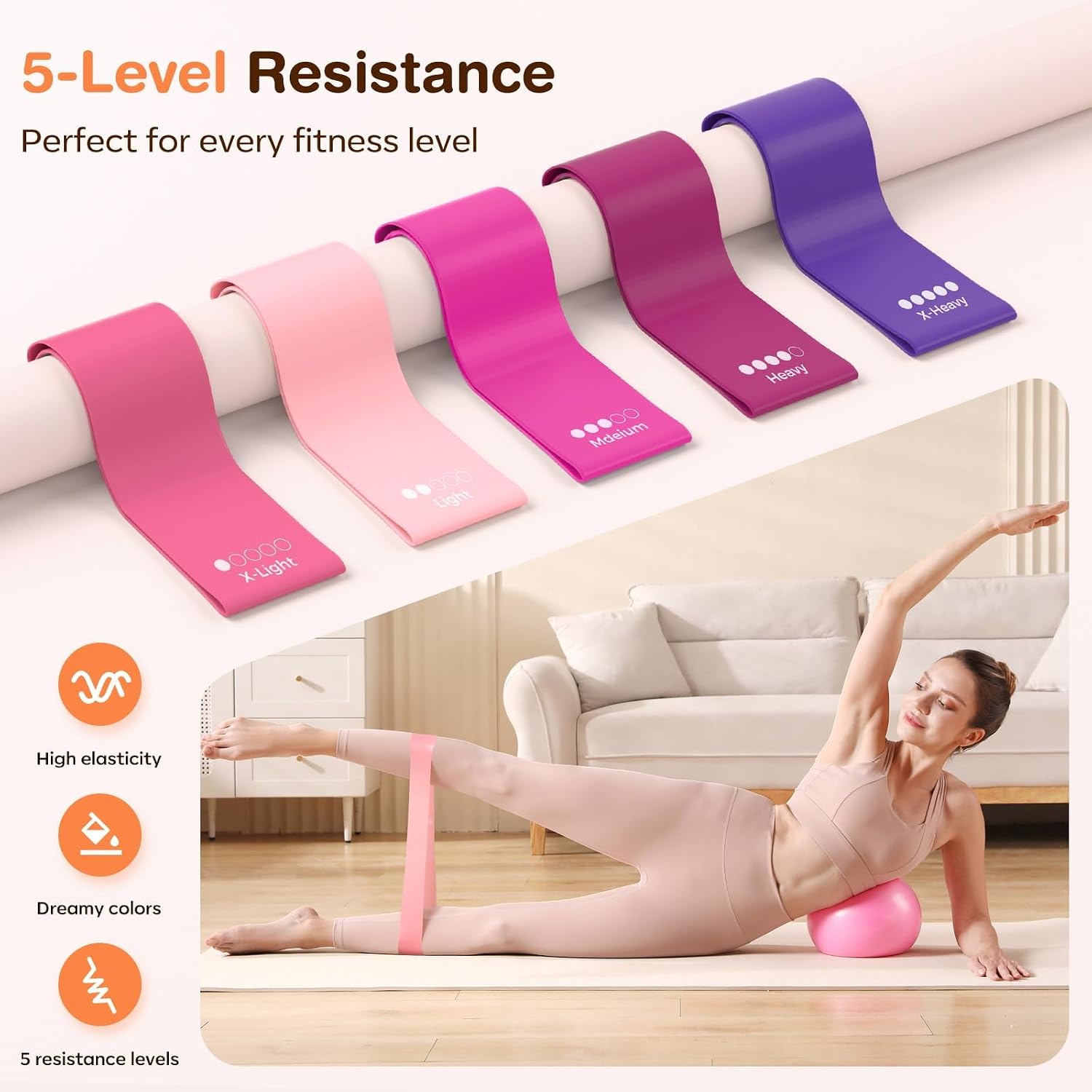 Detalle 2 de Vanlgs Pilates Kit 13Pcs Home Essentials