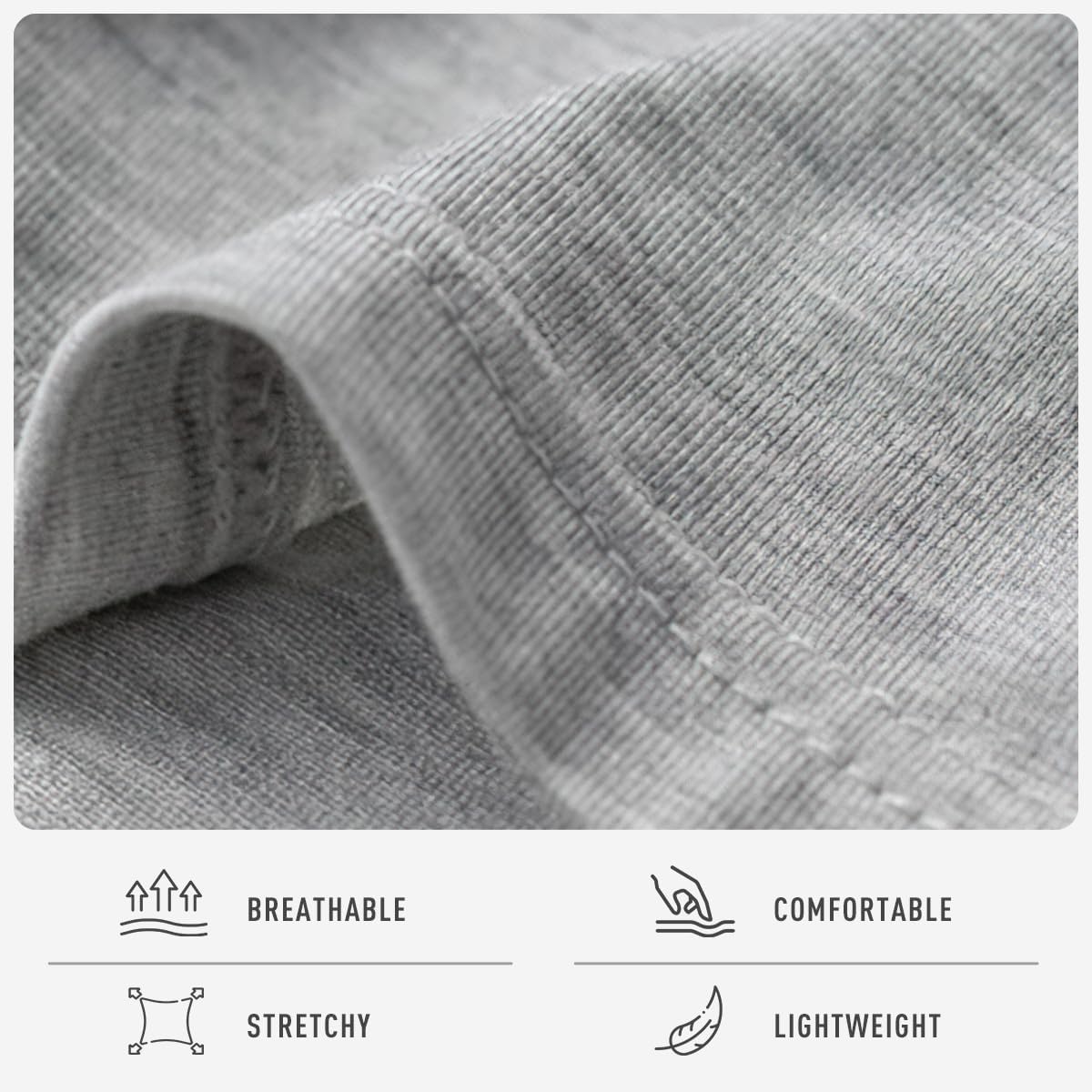 Detalle de Casey Kevin Mens Pyjamas Set: Soft, Breathable Loungewear for Comfortable Sleep