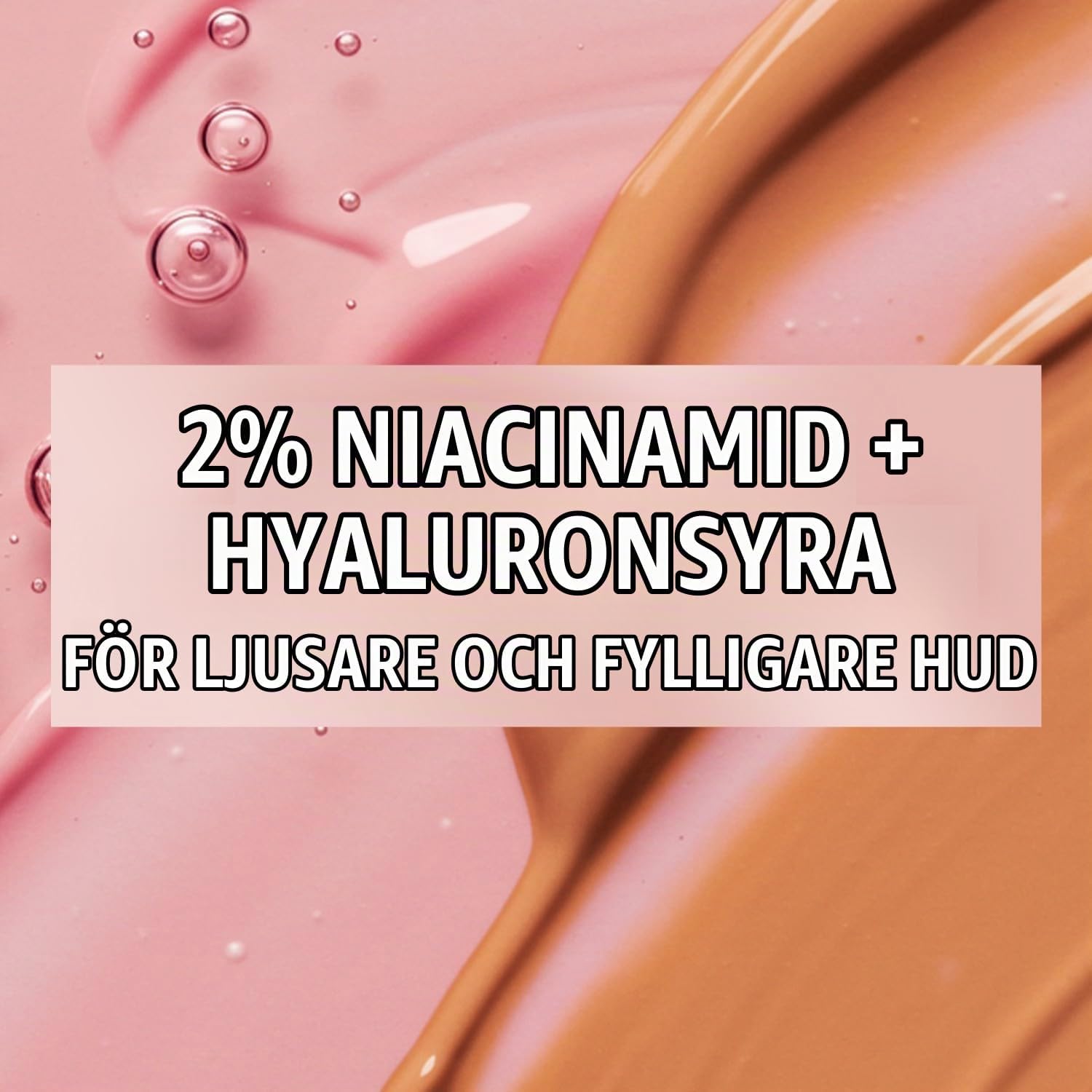 Detalle 1 de Maybelline New York Lifter Plump & Glow Foundation – 2 % niacinamid, hyaluronsyra och lyster