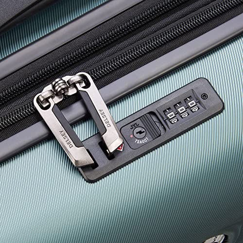 Detalle de DELSEY Paris AIR Armour — Valise cabine rigide extensible 55x35x26 cm, 42 L, vert