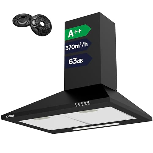 Detalle de CIARRA CBCB6201 campana extractora 60 cm 370m³/h