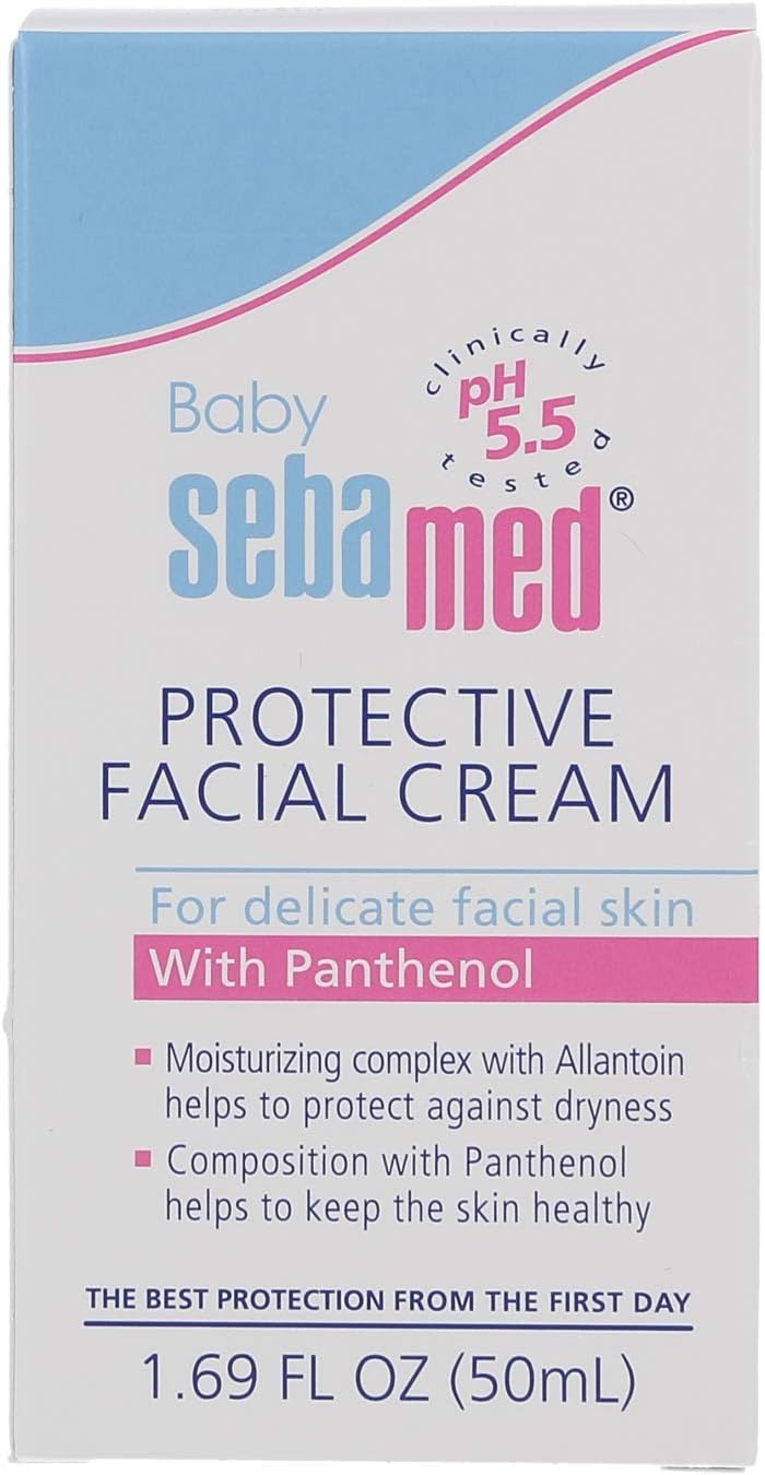 Detalle de Sebamed Baby ansiktskräm 50 ml för torr hud, fuktgivande kräm