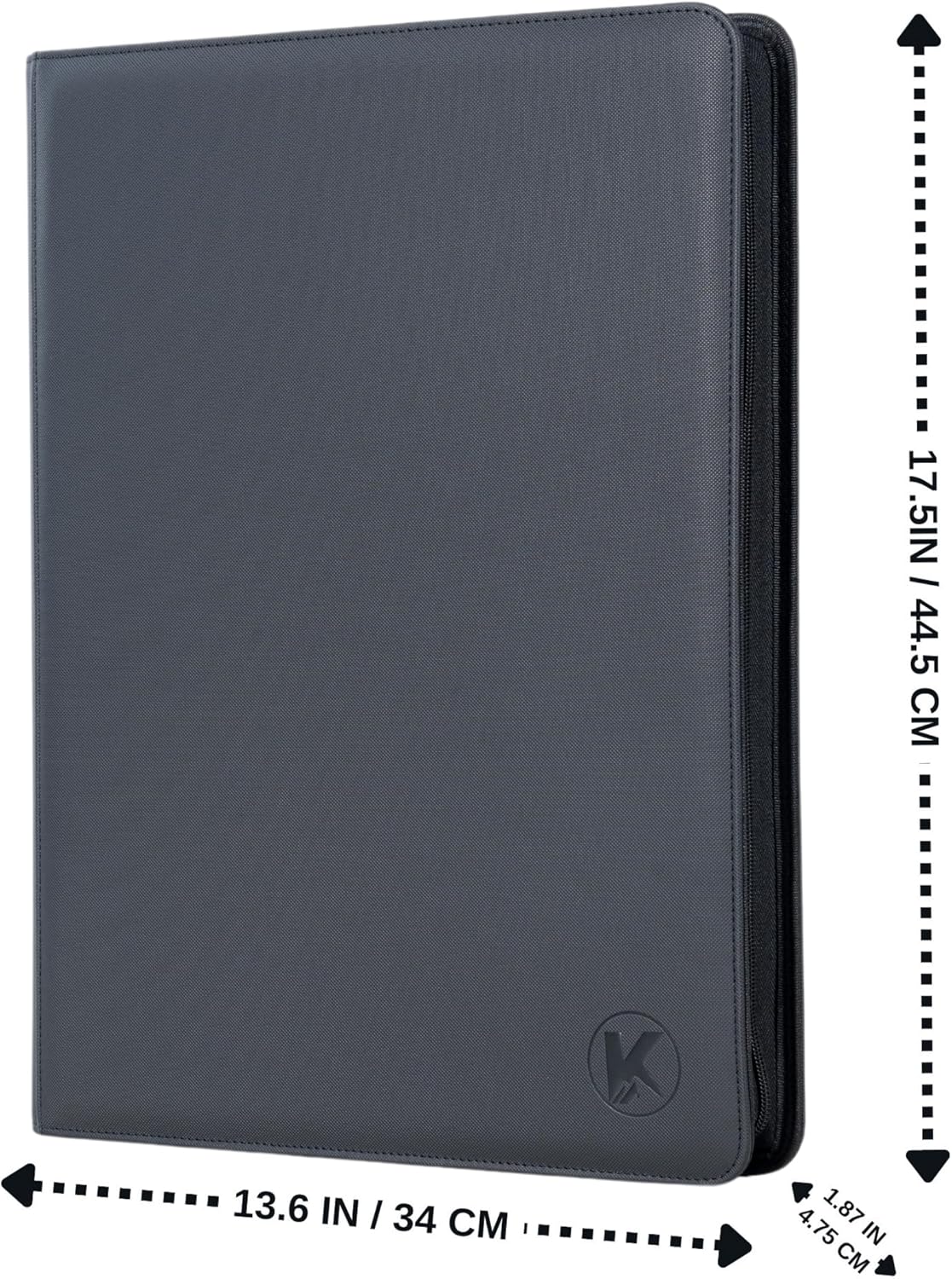 Thumbnail 6 de KUOOKING 1000+ Pockets Trading Card Binder (16 Pockets) — Zippered Binder for MTG, Sports Cards & Standard-Size Sleeves, Black