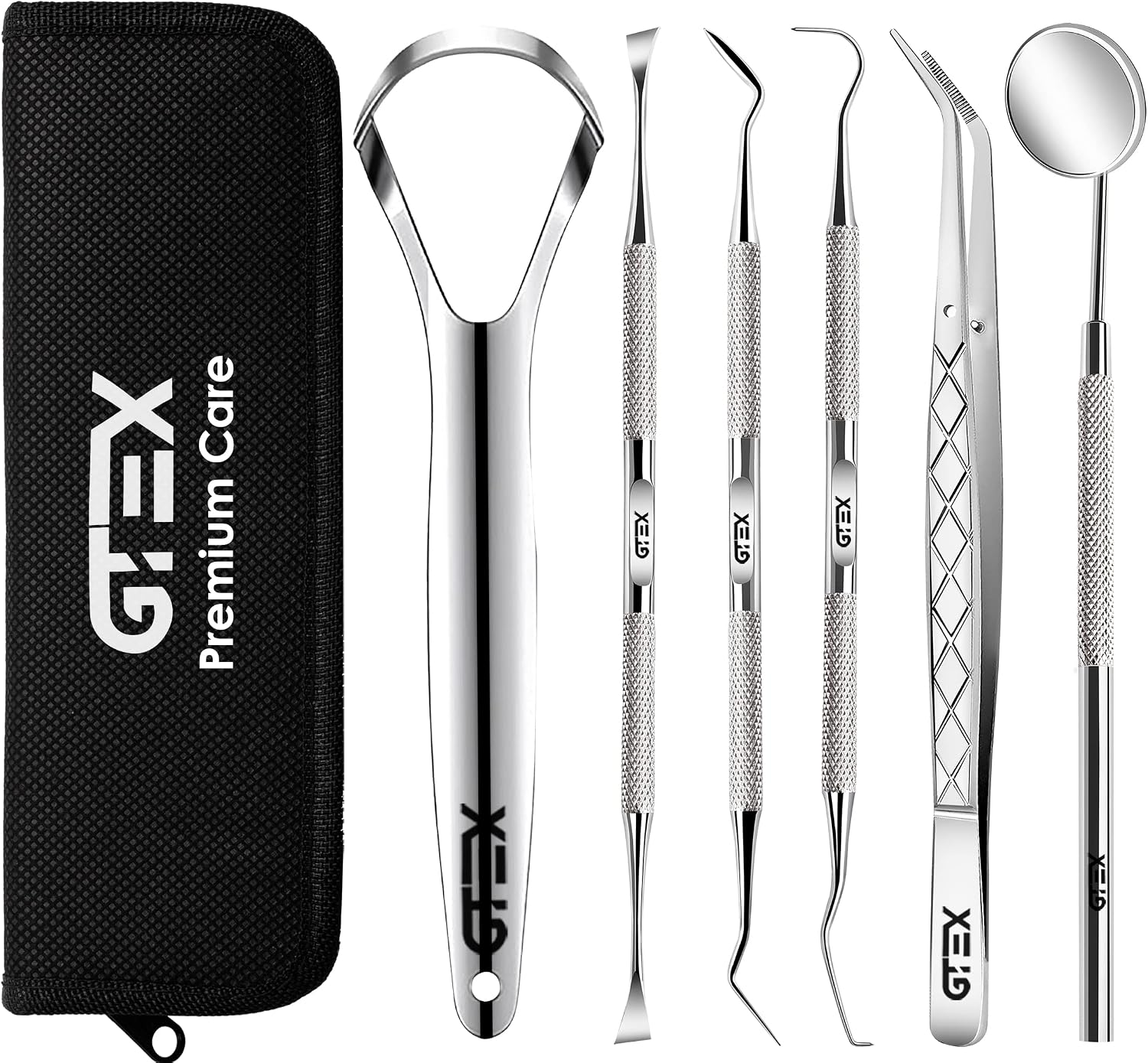 GTEX Plaque Remover for Teeth – 6-Piece Dental Care Kit for Home Use