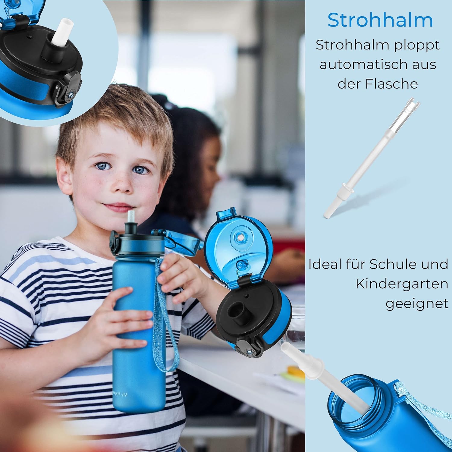 Thumbnail 2 de My Vesperbox Trinkflasche Kinder 500ML – auslaufsicher, kohlensäuregeeignet & spülmaschinenfest