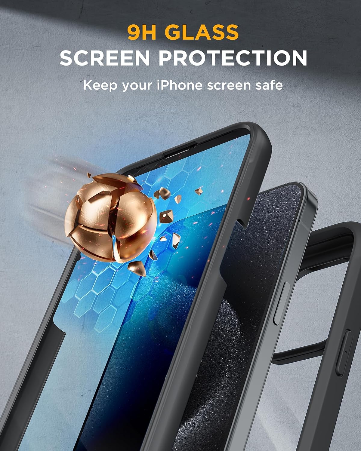 Thumbnail 3 de Miracase iPhone 15 Pro Max glass case 6.7-inch