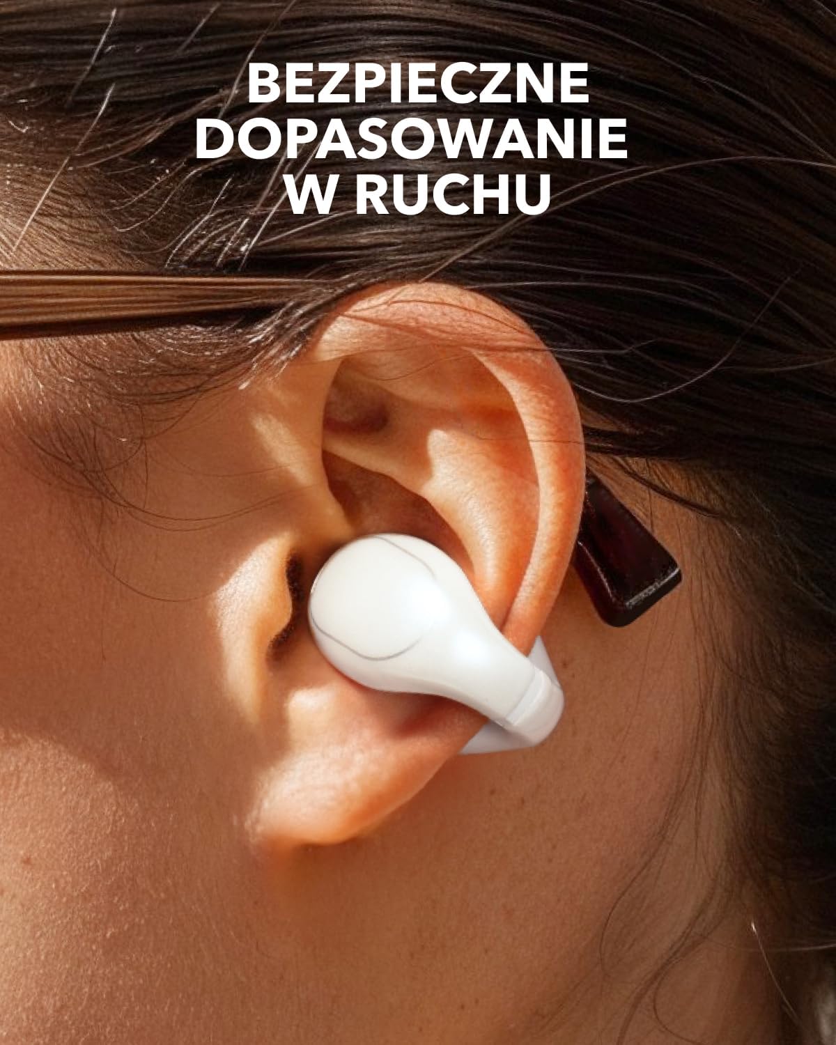 Detalle 2 de Soundcore C30i – białe słuchawki otwarte z klipsem, do 30 godzin pracy