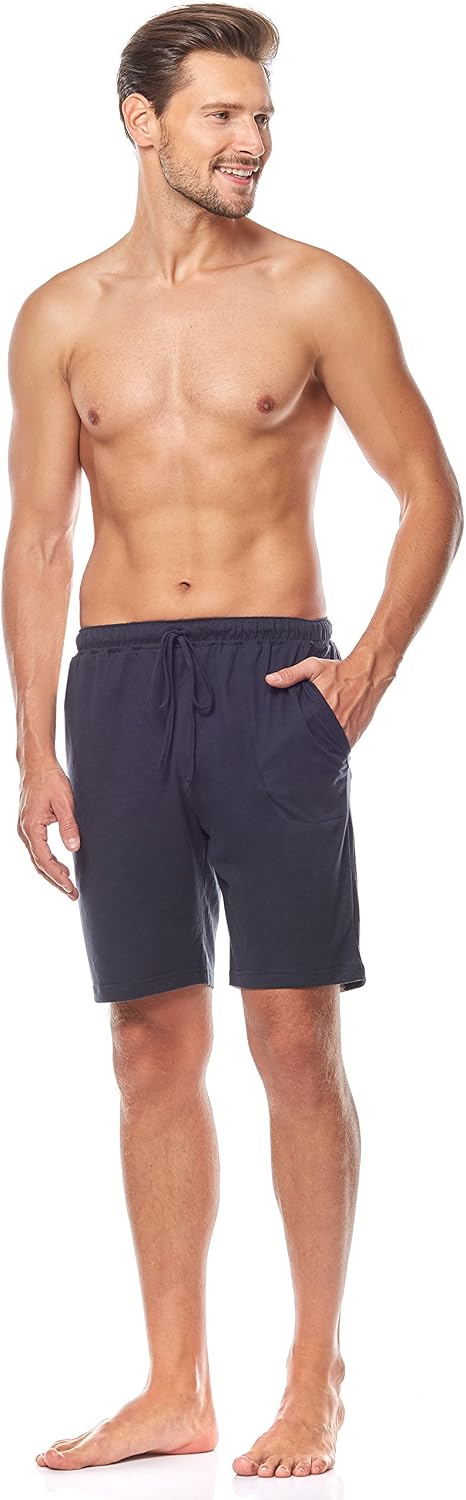 Detalle de Timone TI30-114 pyjamashort voor heren, 100% katoen met steekzakken