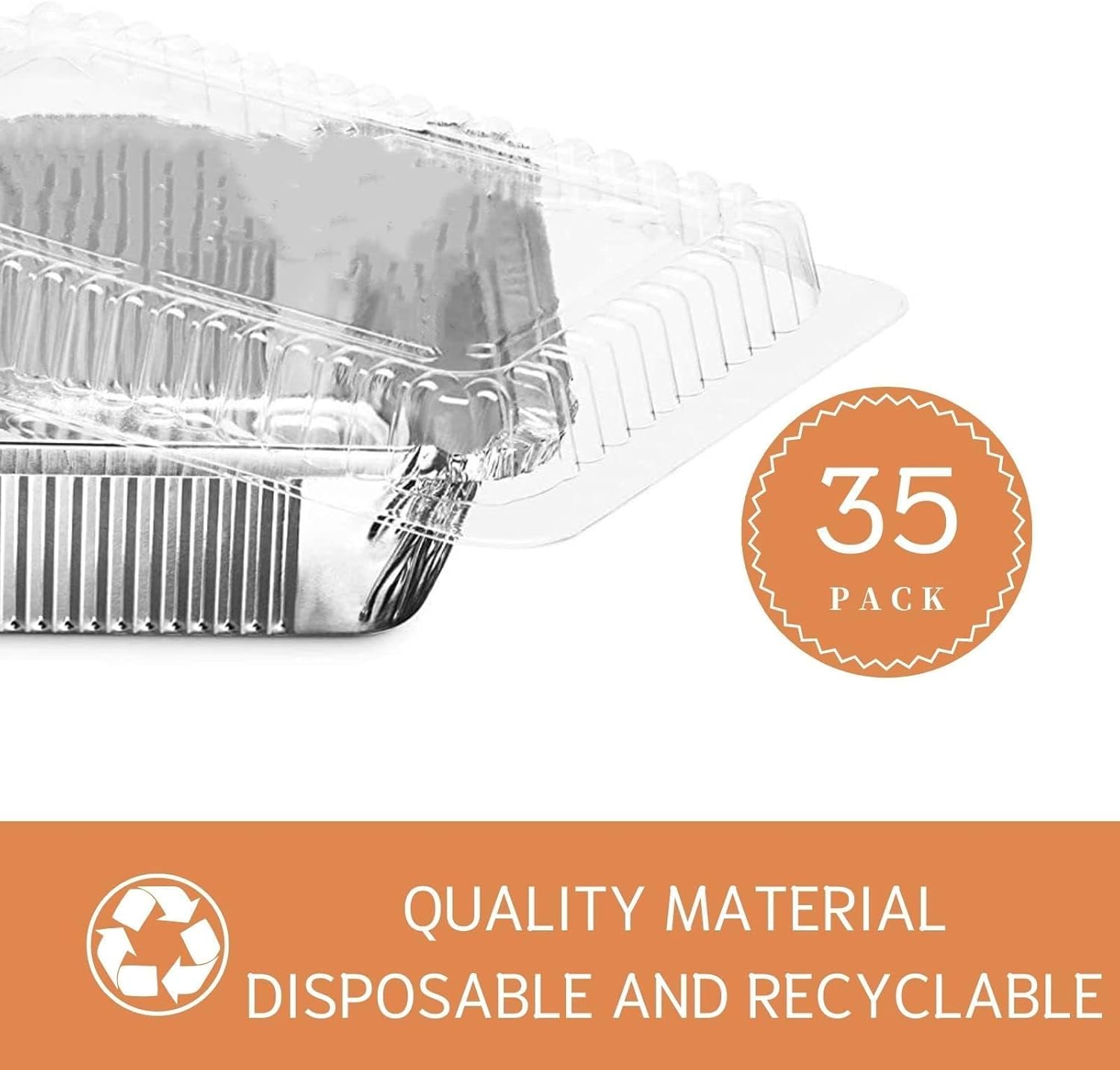 Detalle de Findful 8x8 Baking Pans, 35-Pack ⚙