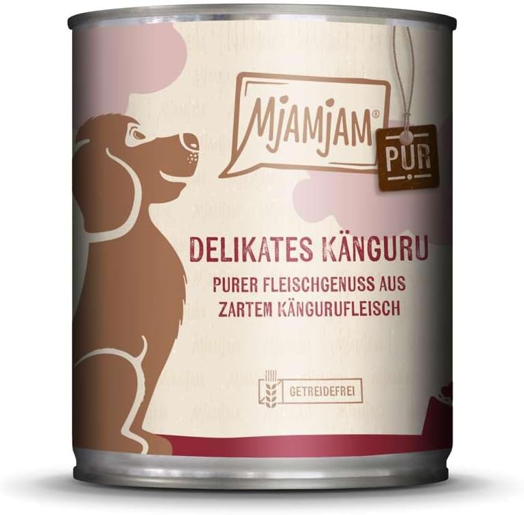 Detalle de MjAMjAM mokra karma dla psa z kangurkiem, bezzbożowa, 6 × 800 g