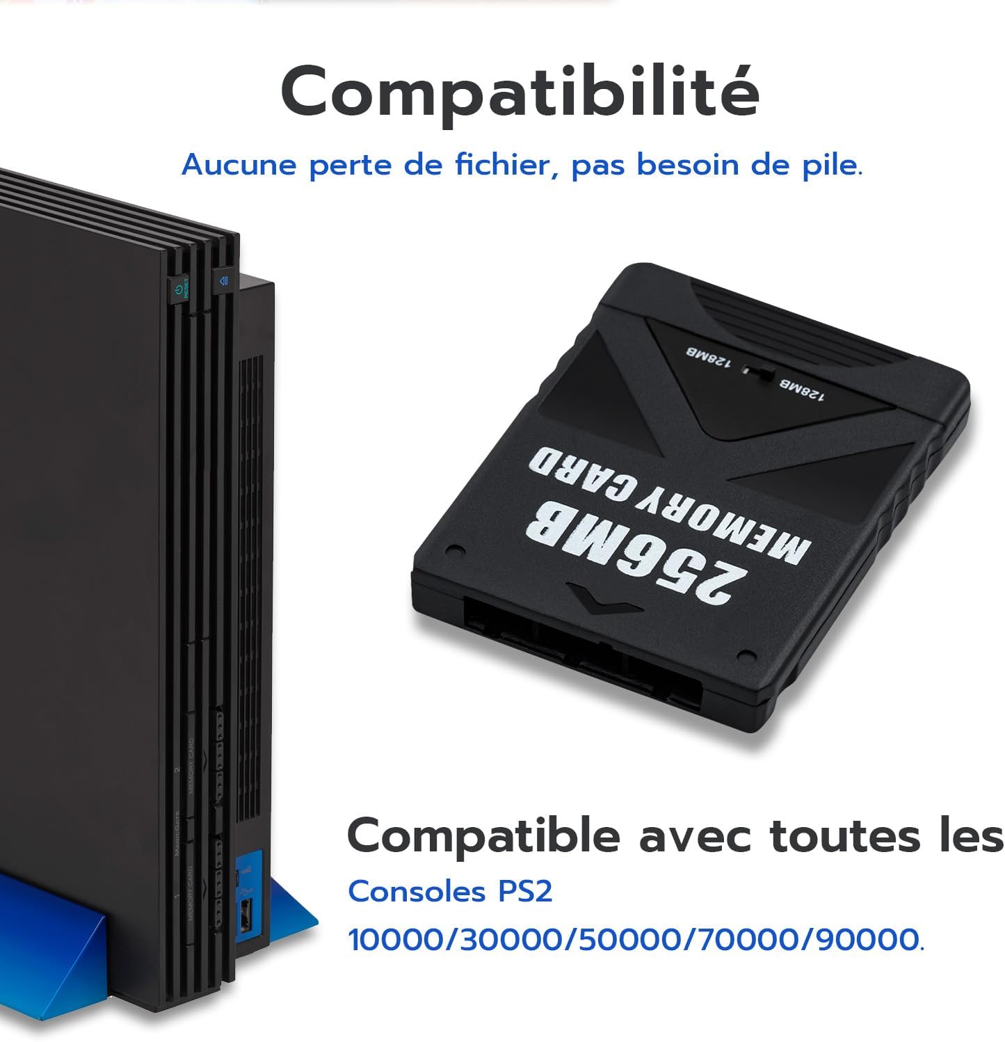 Thumbnail 4 de Mcbazel Carte mémoire PS2 256 Mo