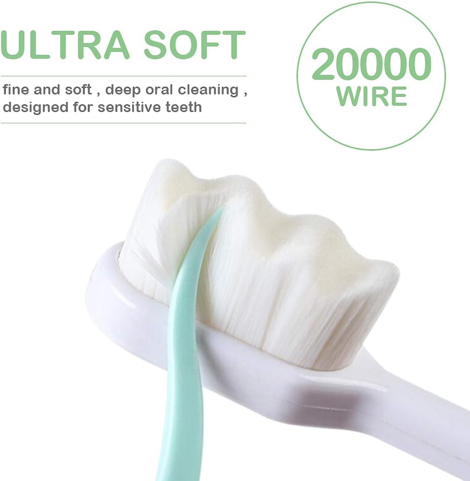 Thumbnail 1 de EasyHonor Extra Soft Toothbrush for Sensitive Gums – Micro-Nano 20000 Bristles (White)