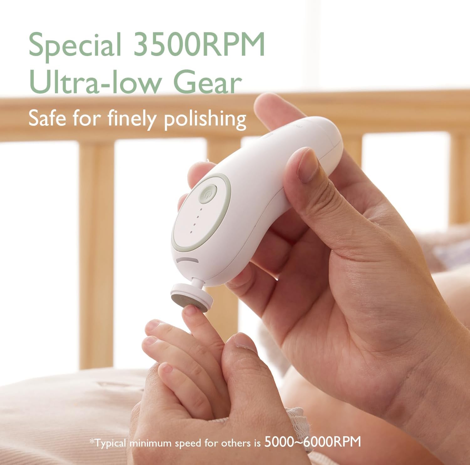 Thumbnail 4 de Momcozy Baby Nail File Electric 360° LED — trimmer for infants