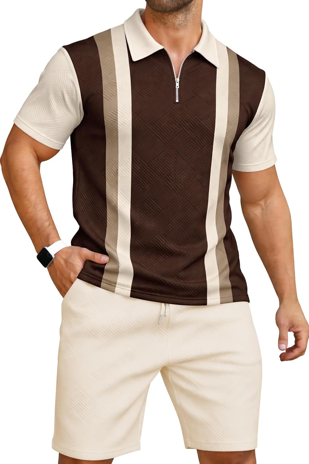 Thumbnail 5 de KUYIGO Men's Polo Tracksuit M-3XL