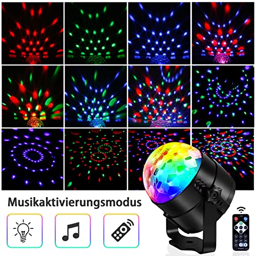 Thumbnail 6 de Luzes de discoteca SEBRUANC LED RGB 3W con sonido activado