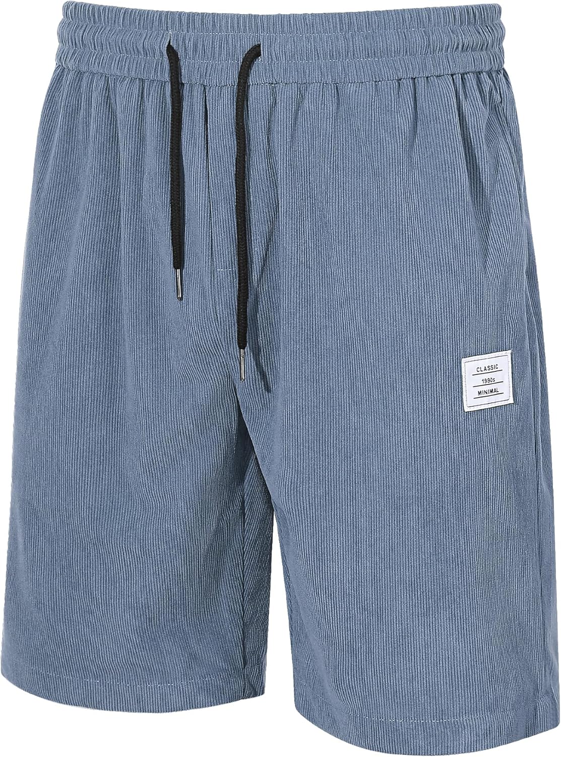 Detalle de TARAINYA Corduroy Kurze Hosen Herren – Baumwolle 65% / Polyester 35% mit Kordelzug