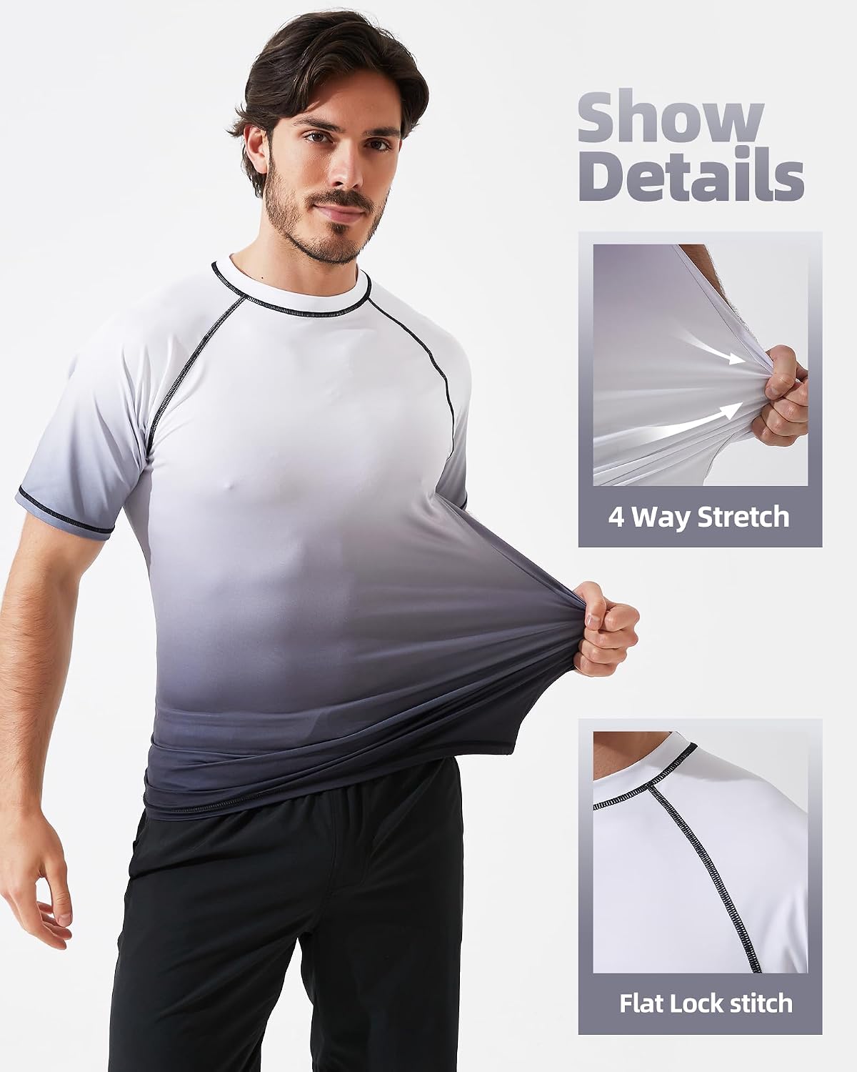 Detalle 2 de Arcweg Rashguard Homme UPF50+ manches courtes 3XL