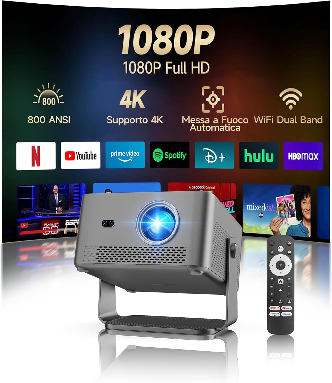 Magcubic HY450GT Proiettore 4K portatile 800ANSI
