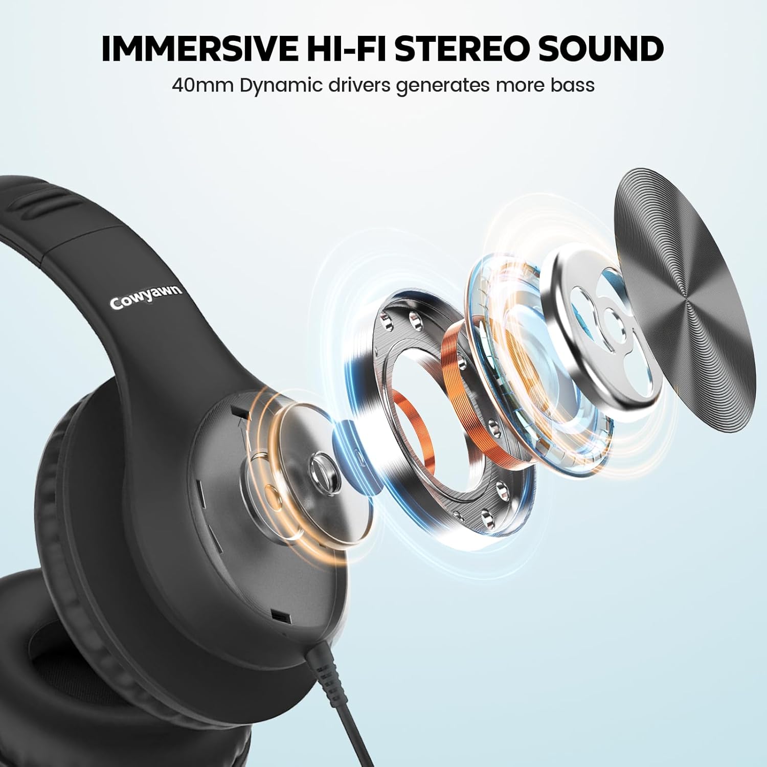 Thumbnail 1 de Cowyawn USB-C-Kopfhörer Over‑Ear 40 mm