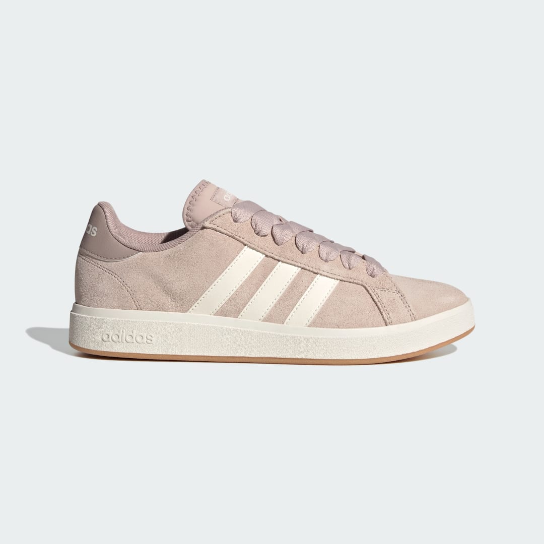 Detalle de Adidas Grand Court Base 00s en color Marrón: Zapatilla casual para uso diario
