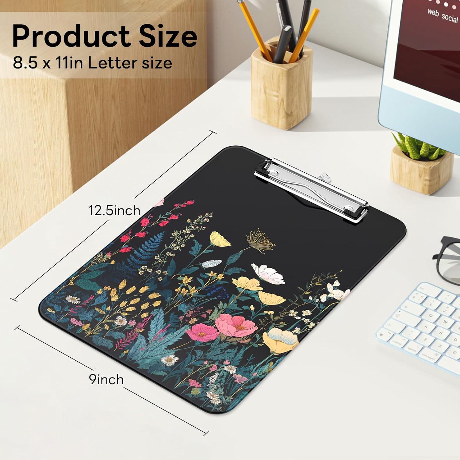 Thumbnail 1 de Luminzo Klemmbrett A4/Letter 9 x 12,5 Zoll 📎