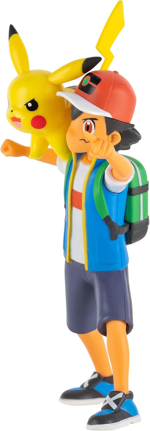 Thumbnail 2 de Pokémon PKW2473 Ash & Pikachu 11,5 cm Figuren