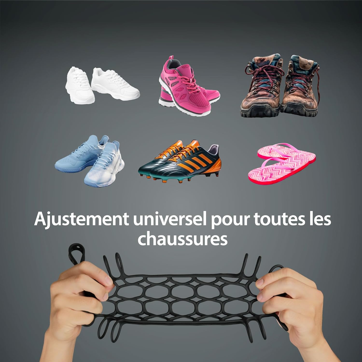 Thumbnail 3 de Bone Shoe Tie : housse en silicone légère et compacte pour transporter et sécher vos chaussures